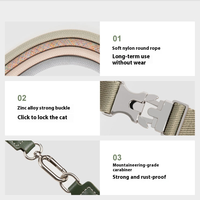 Adjustable I-shaped Anti Breaking Loose Cat Pulling Rope