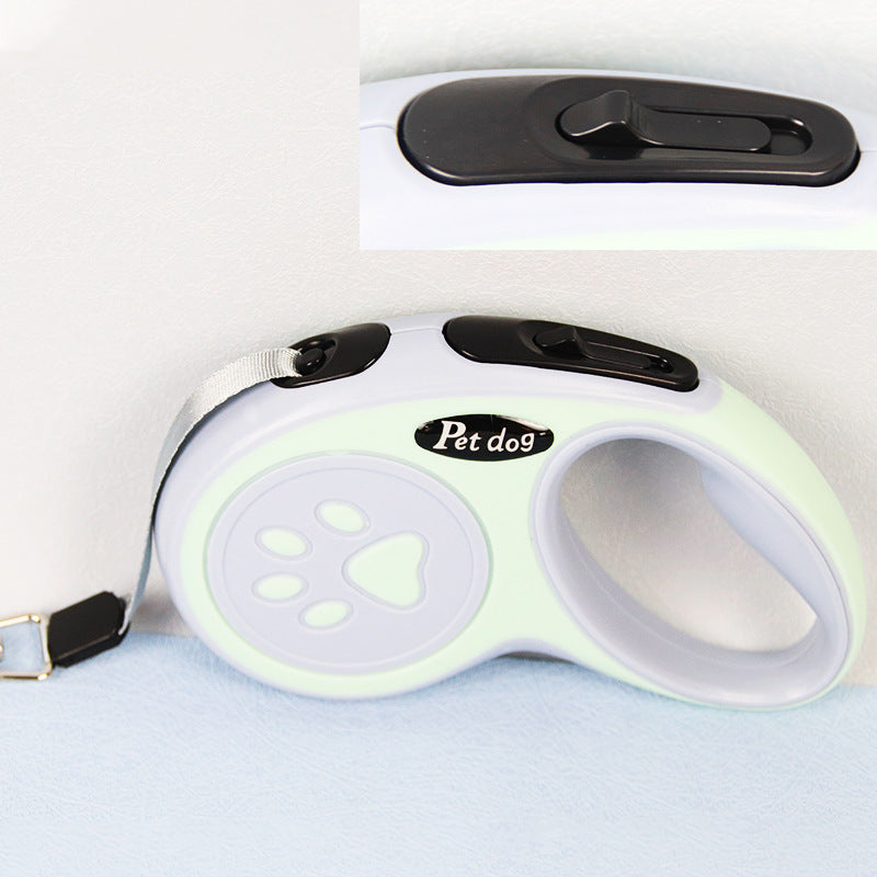Hand Holding Rope One-click Brake For Walking The Dog Retractable Leash Hand Holding Rope