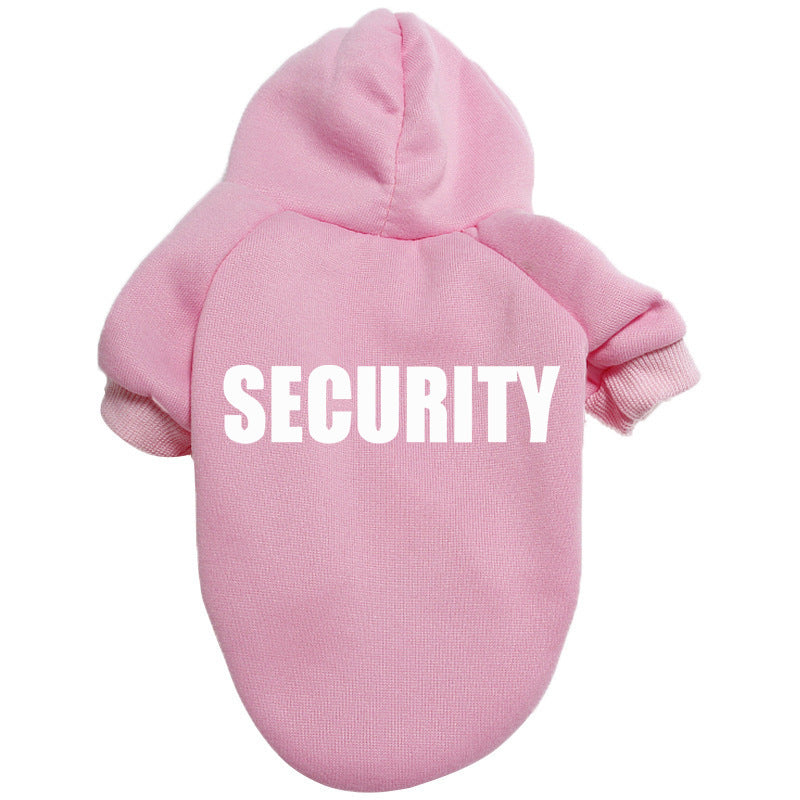 Solid Color Simple Warm Printed Pet Clothes