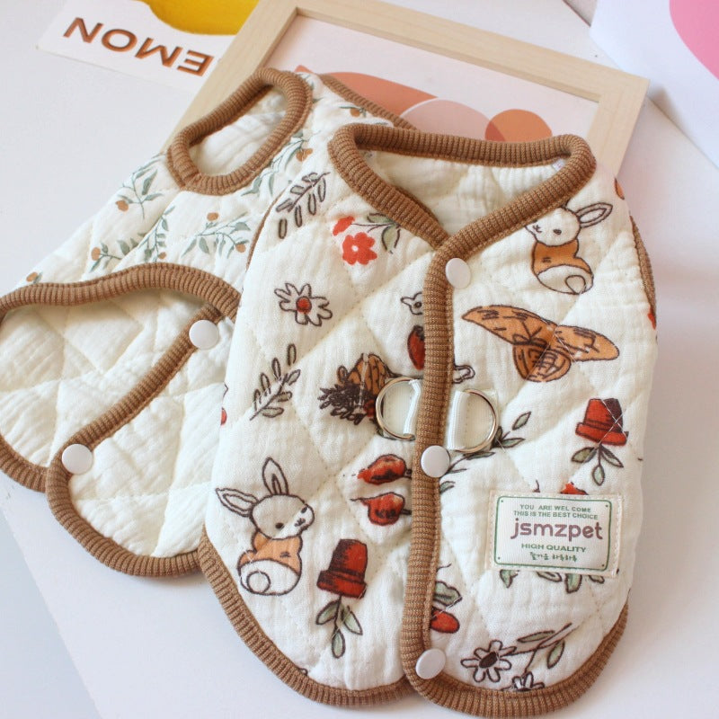 Winter Pet Coat Cat Clothes Thick Warm Autumn And Winter