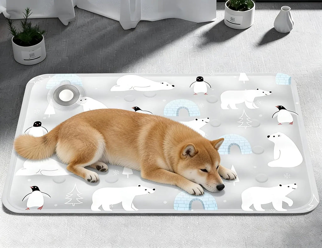 90*60 cm Dog Cooling Mat, New Summer Pet Mats, Portable Pet Cooling Pad for Travel, Washable Gel Coolings Mat for Dogs and Cats Indoor Outdoor