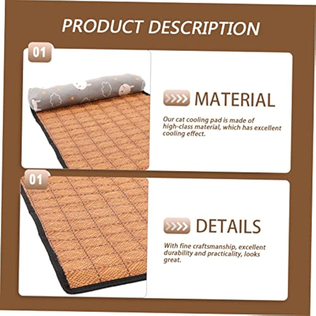 Cooling Mat For Pets - Ice Silk Pad For Cats And Dogs To Beat The Heat In Summer