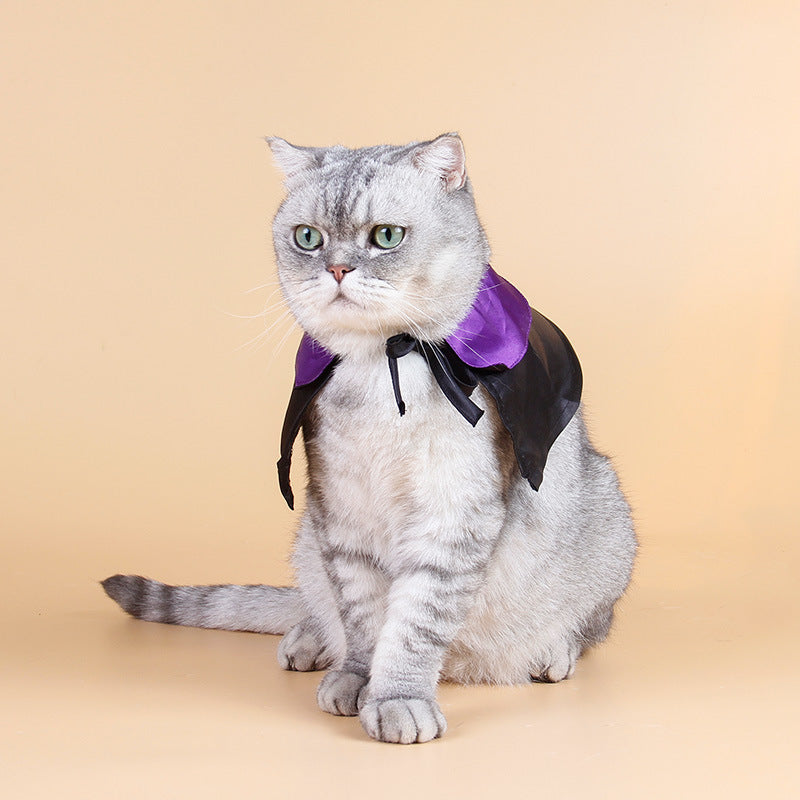 Dog Hat Dress Up Cool Cat Hat Black Purple Star Teddy Magic Wizard Hat