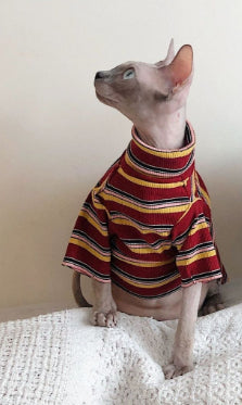 Springsummer Sphinx Hairless Cat Clothing Breathable And Artistic
