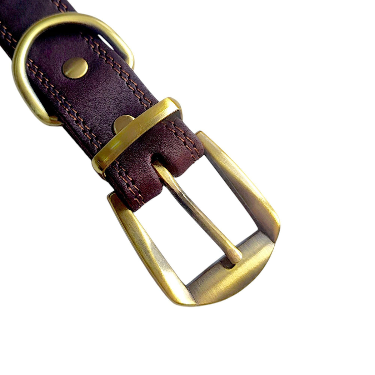 Pet Genuine Leather Collar Full Grain Bandana Collar