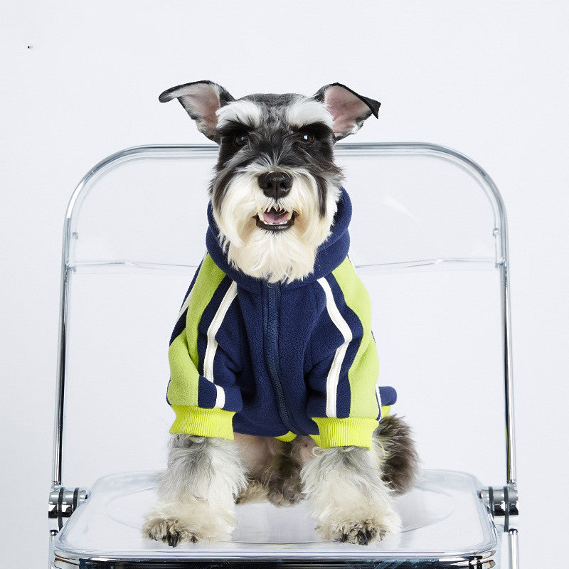 Cubs Baseball Uniform Pet Fashion Brand Clothes Spring And Autumn Four-legged Jacket