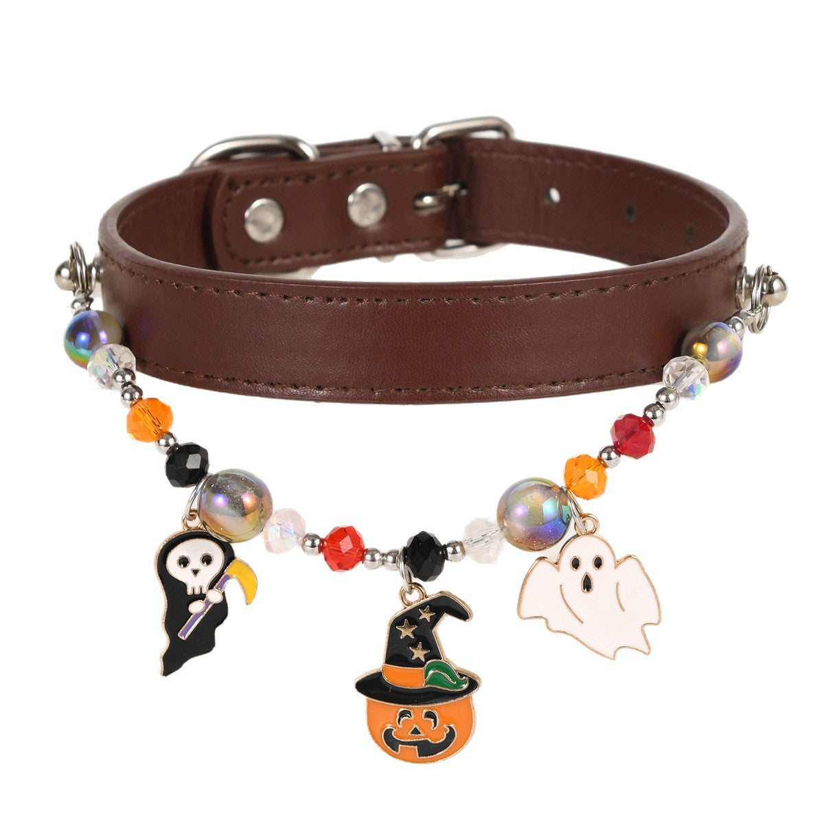 Cat Collar Niche Accessory Halloween Necklace With Beaded Embellishments