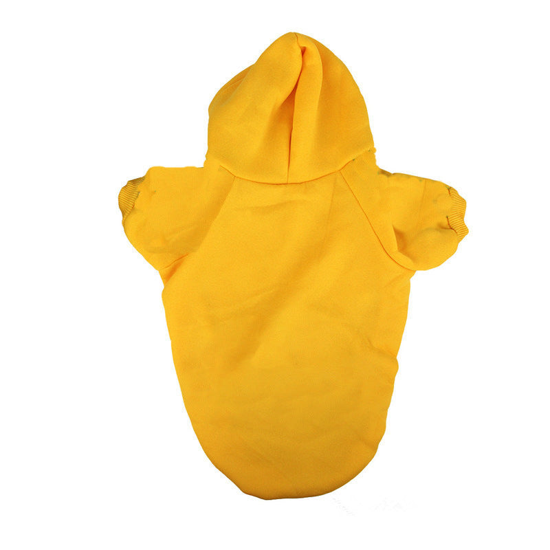 Pet Hoodie For Dogs Fleece-lined With A Hood