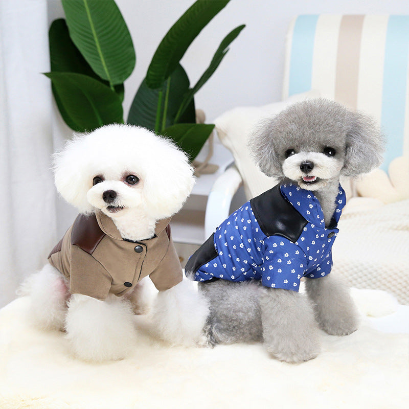 Pet Flower Sling Skirt Spring And Summer Thin Skirt Puppy Clothes