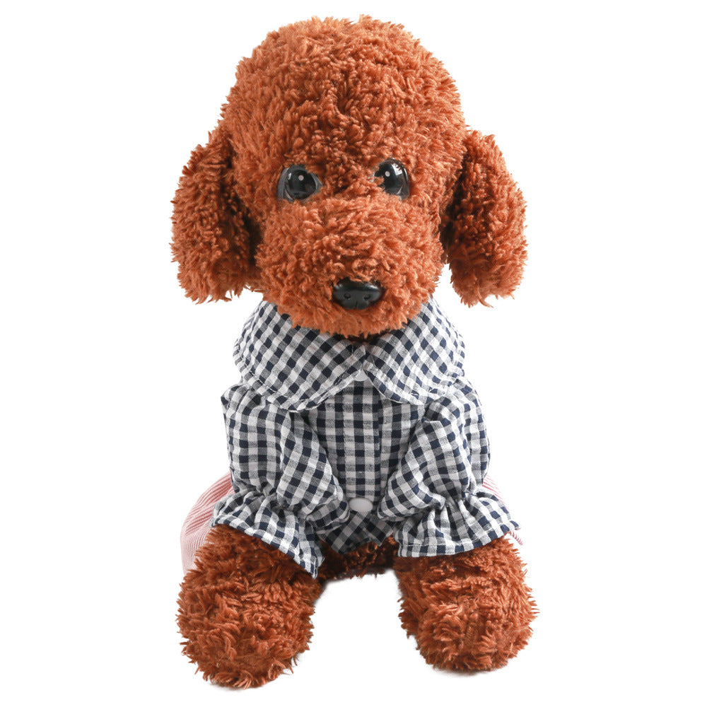 Pet Dog Cat Dress Suspender Skirt