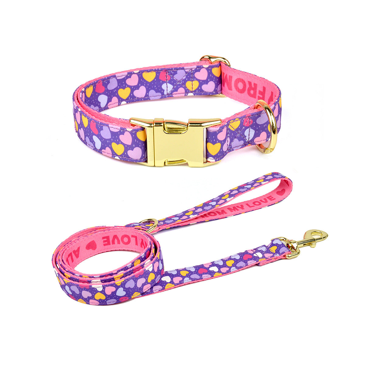 Heavy Industry Double-sided Pet Cat Dog Collar Haulage Rope Package