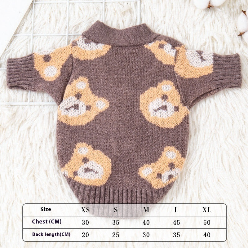 Pet Small Dog Cute Casual Sweater