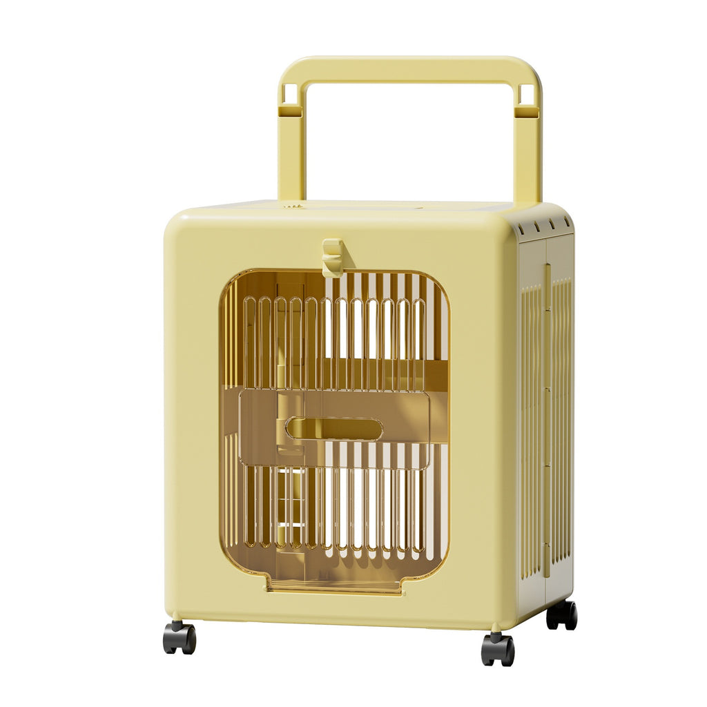 Pet Trolley Case For Catsportable And Foldable For On-the-go Travel