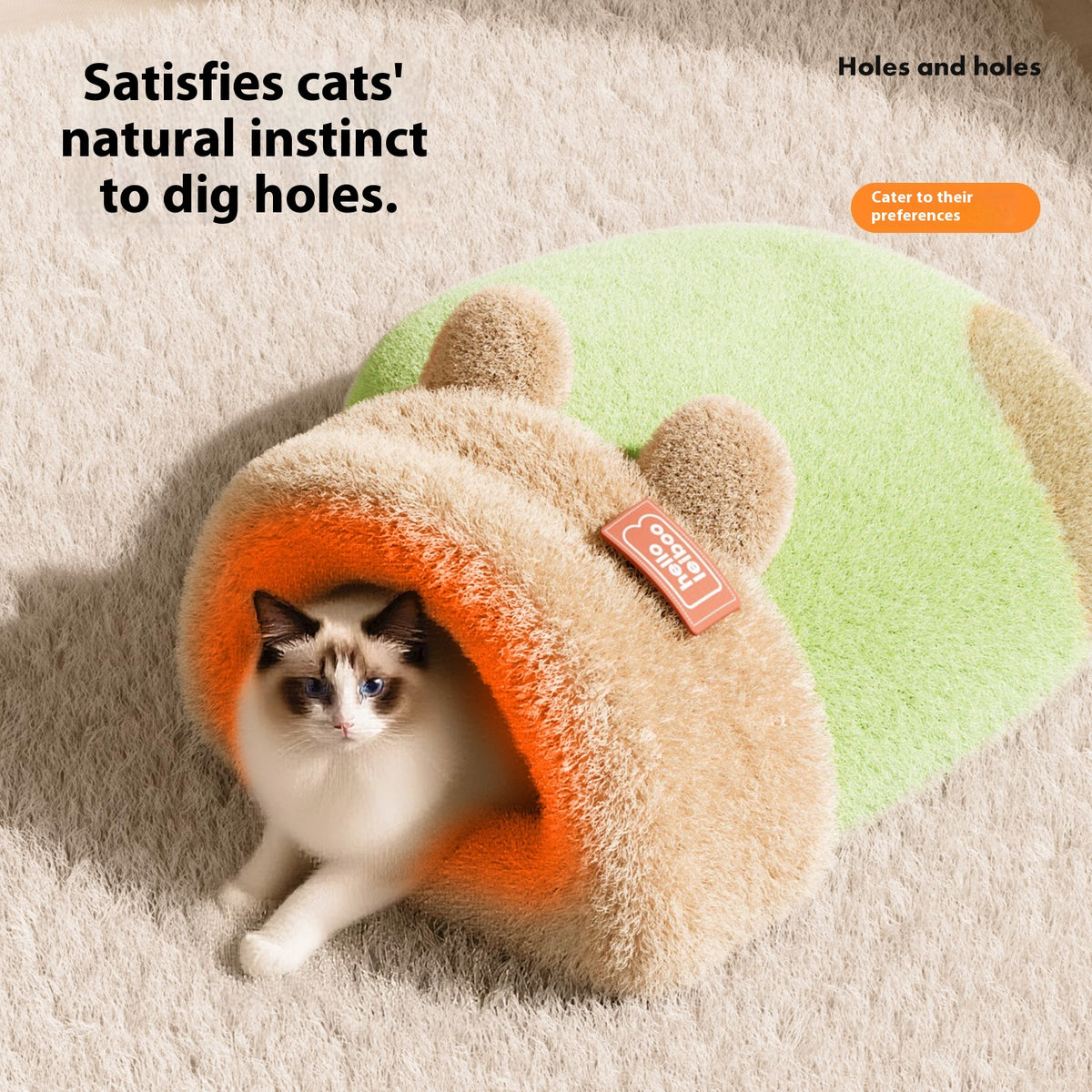 Household Winter Warm Cat Closed Sleeping Bag
