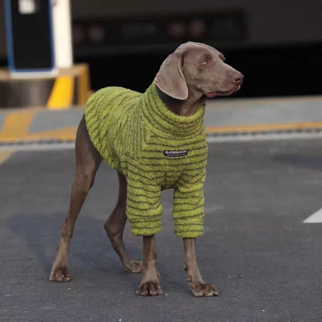 Warm Fleece Sweater For Medium- To Large-Sized Dogs