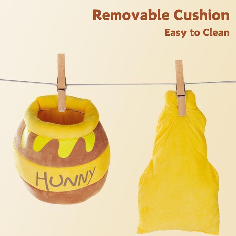 Honey Pot Cat Bed, Comfortable Memory Foam Cat Cave Bed, Honey Pot Pet Nest Pet Cave Bed, Kitten Cave Bed Sleeping House, Cute Cartoon Design Semi