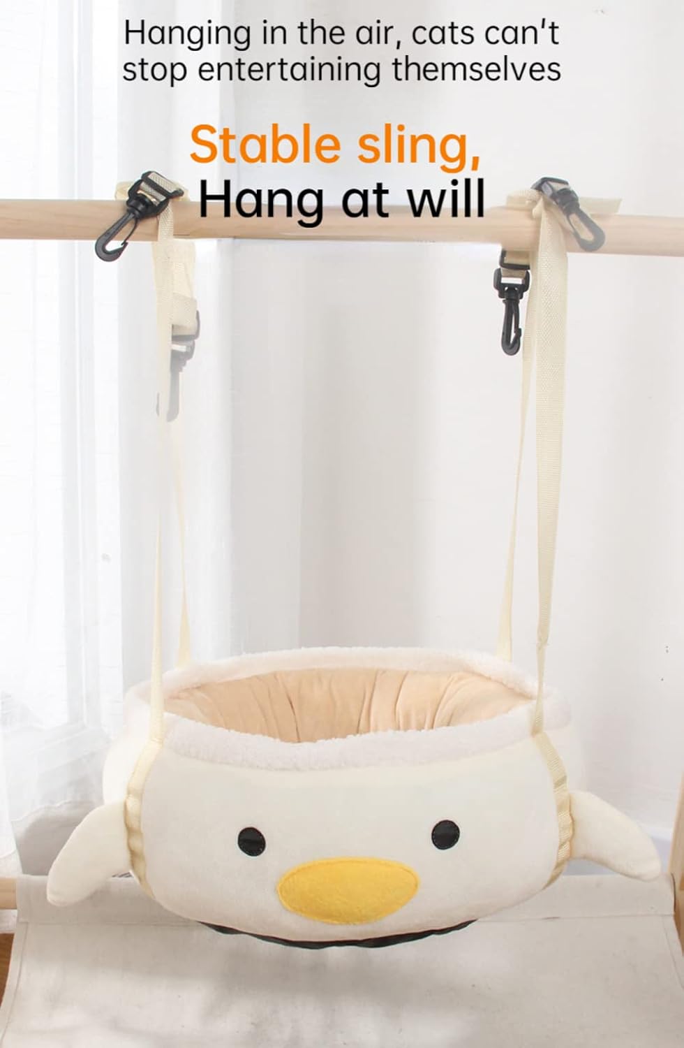 Cat Nest Chick Dinosaur Shape Cat Bed Cat Hammock Cute And Comfortable Cat Sofa Bed Can Be Hung Can Be Placed Flat Pet Bed Suitable For Small Cats And