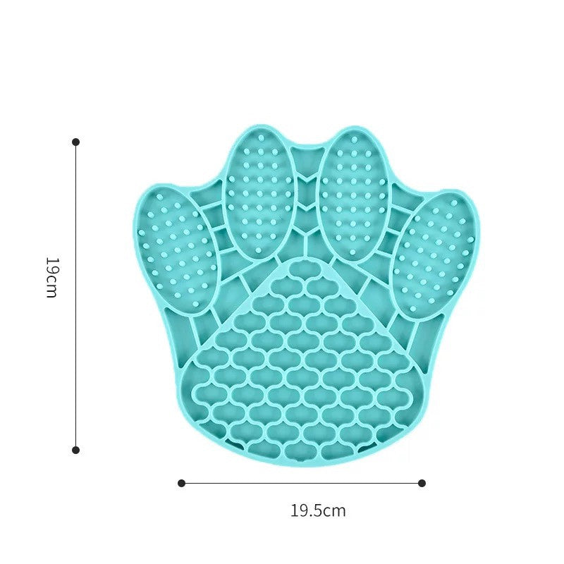 New Food Licking Mat Cat Bowl Pet Dinner Plate Dog Silicone Pet Slow Food Plate Slow Food Bowl Dog Licking Plate Mat