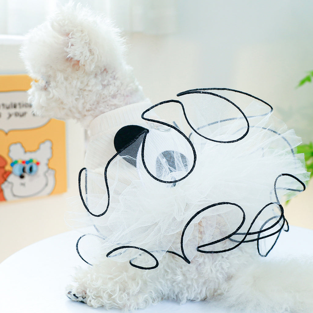 Spring And Summer Thin Dog Cat Wedding Dress