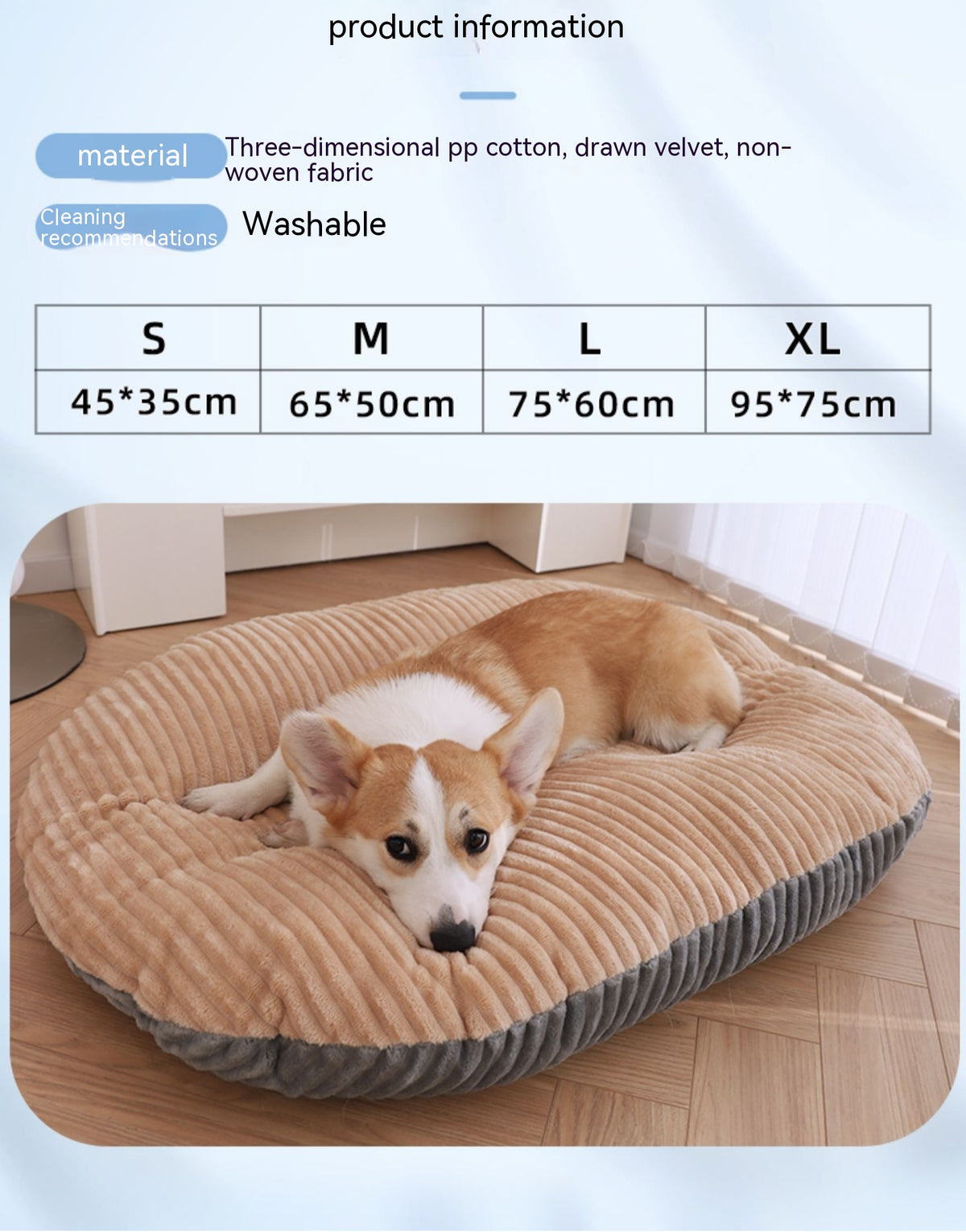 Kennel Four Seasons Universal Floor Mat Dog Mattress Pet Removable And Washable Sleeping Double-sided Mat