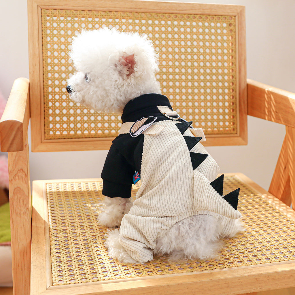 Pet Cute Cartoon Four-legged Pet Clothing Casual Suspender Trousers Dog Clothes