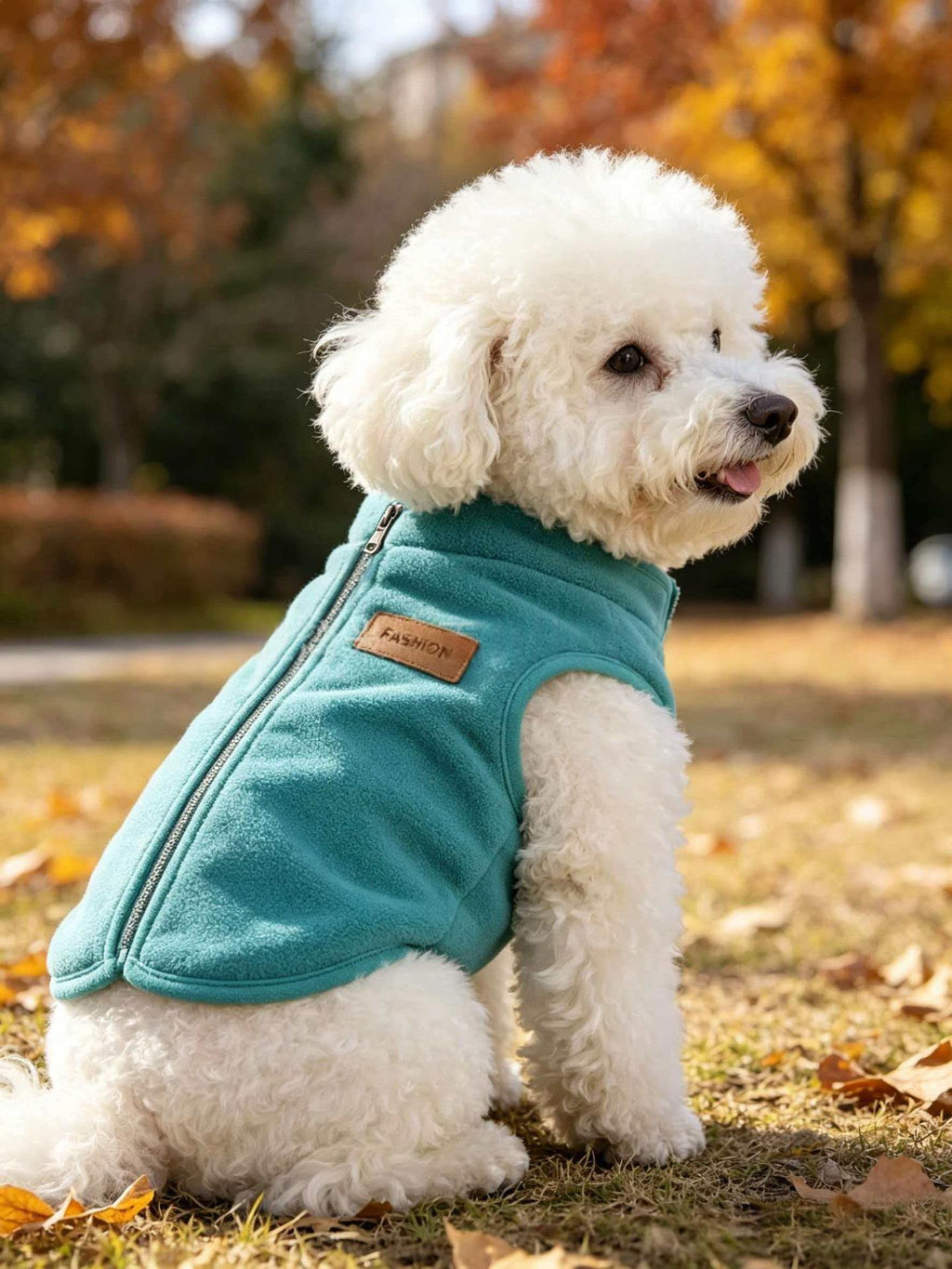 Dog Suede-lined Warm Sleeveless Vest
