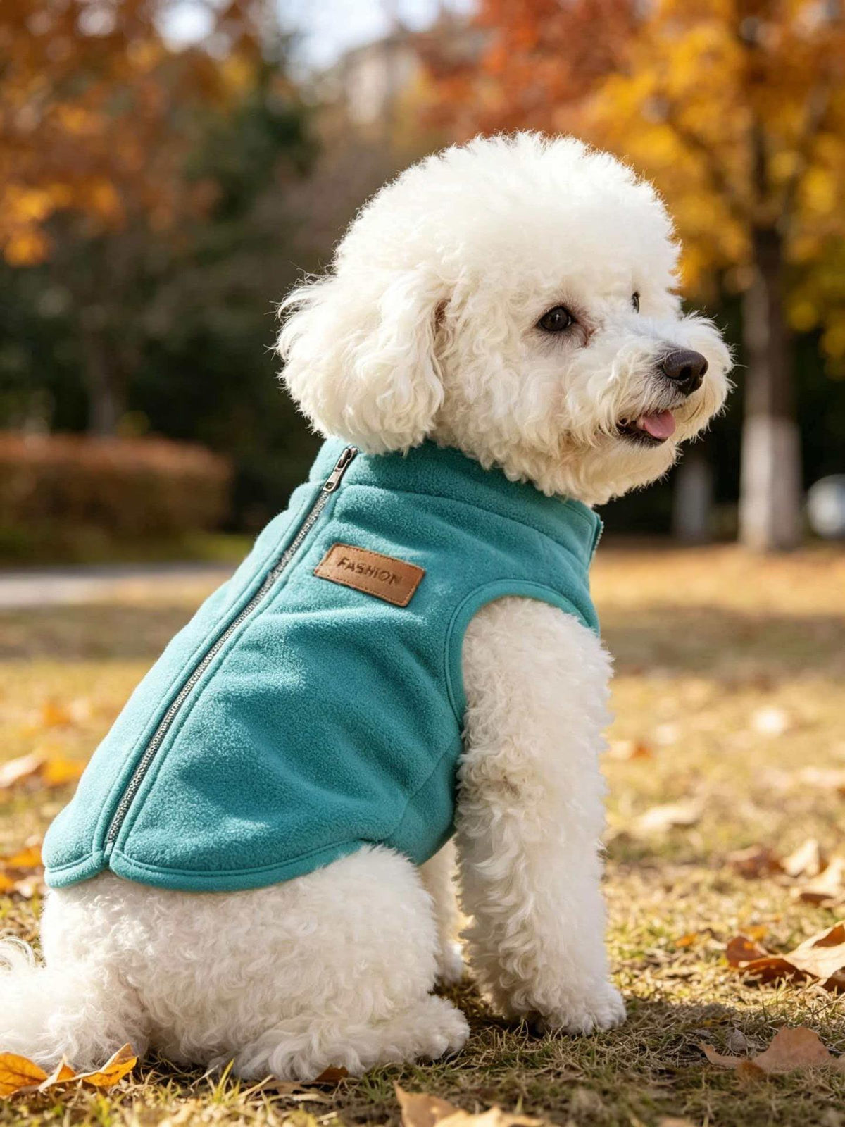 Dog Suede-lined Warm Sleeveless Vest