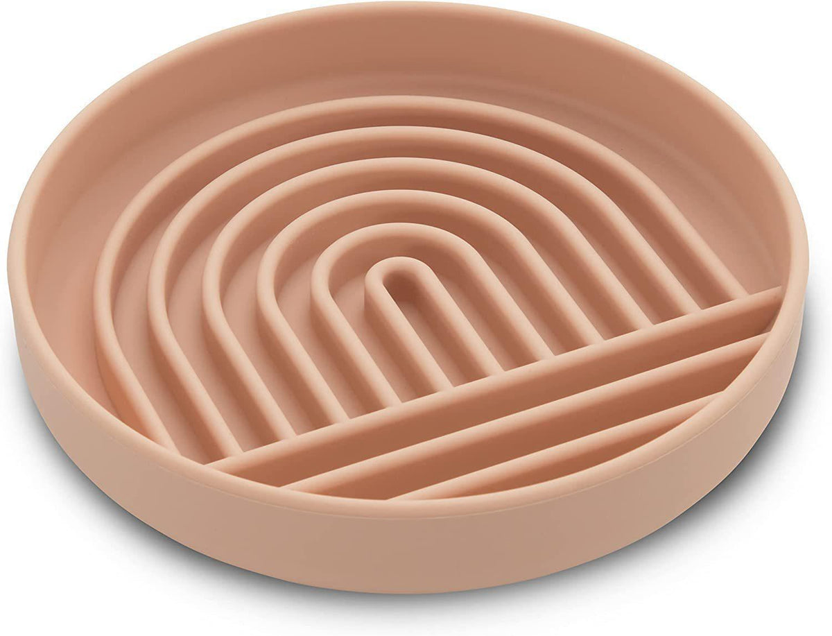 The Slowdown Bowl Silicone Slow Feeder For Dogs Puppies Slow Eating Modern Lick Mat Design Reduces Gulping Dishwasher Fit For All Breed Mealtime