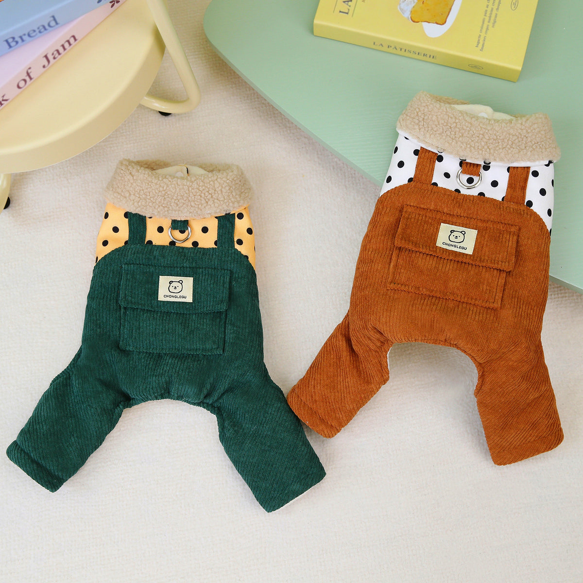 Thickened Small Dog Winter Four-legged Cotton Pet Clothes