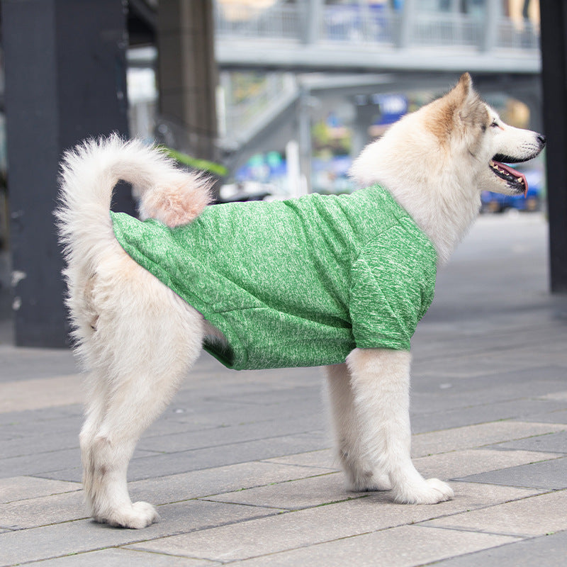 Large Size Dog Autumn Winter Sweater In The Body For Warmth