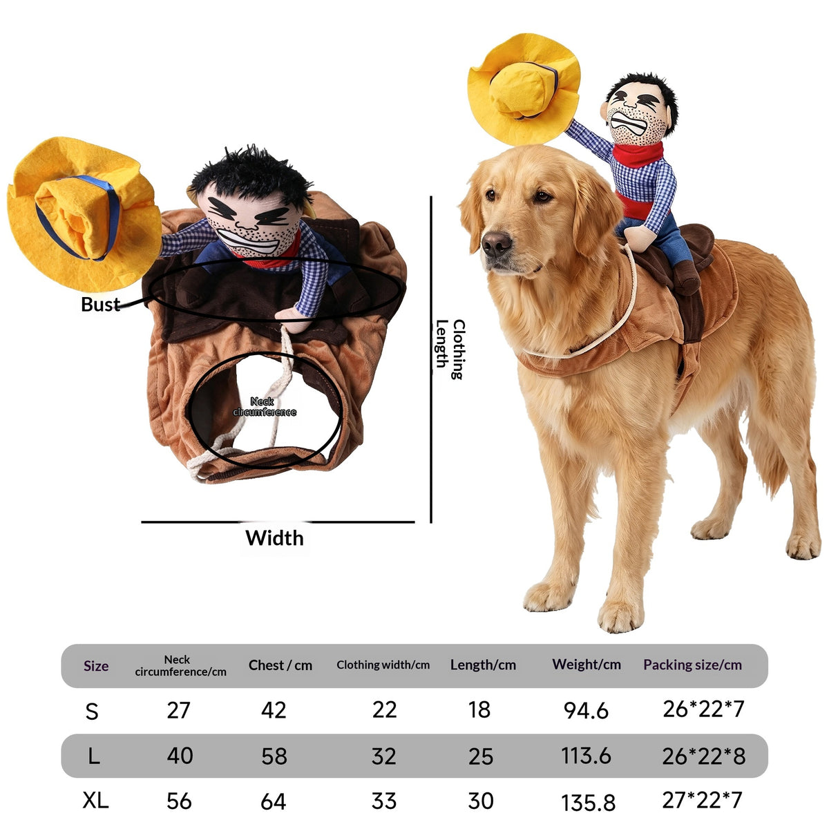 Pet Costume Cat Transformation Funny Holiday Dress-Up Outfit