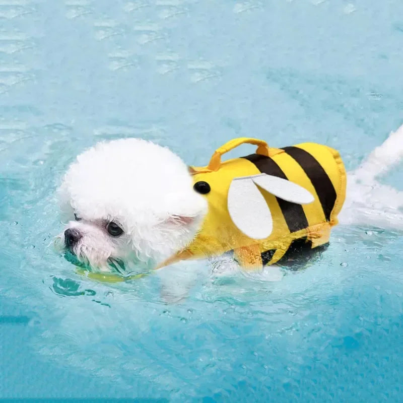 Summer Dog Life Vest Jacket Reflective Pet Clothes Puppy Swimwear Dog Life Jacket Safety Swimming Suit Dog Supplies