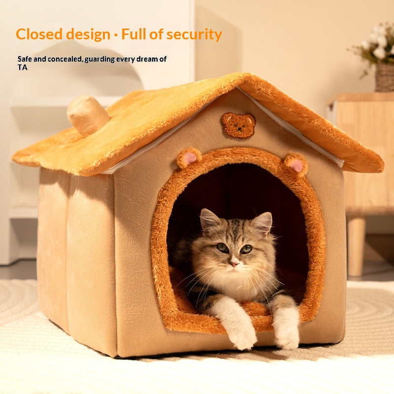 House-shaped Cat Bed