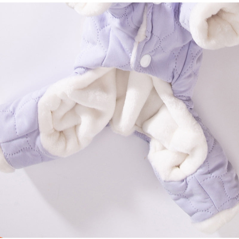 Thick And Warm Pockets For Dogs, Four-legged Cotton Clothes For Cats, Teddy Bichon Frises And Pet Dogs In Autumn And Winter