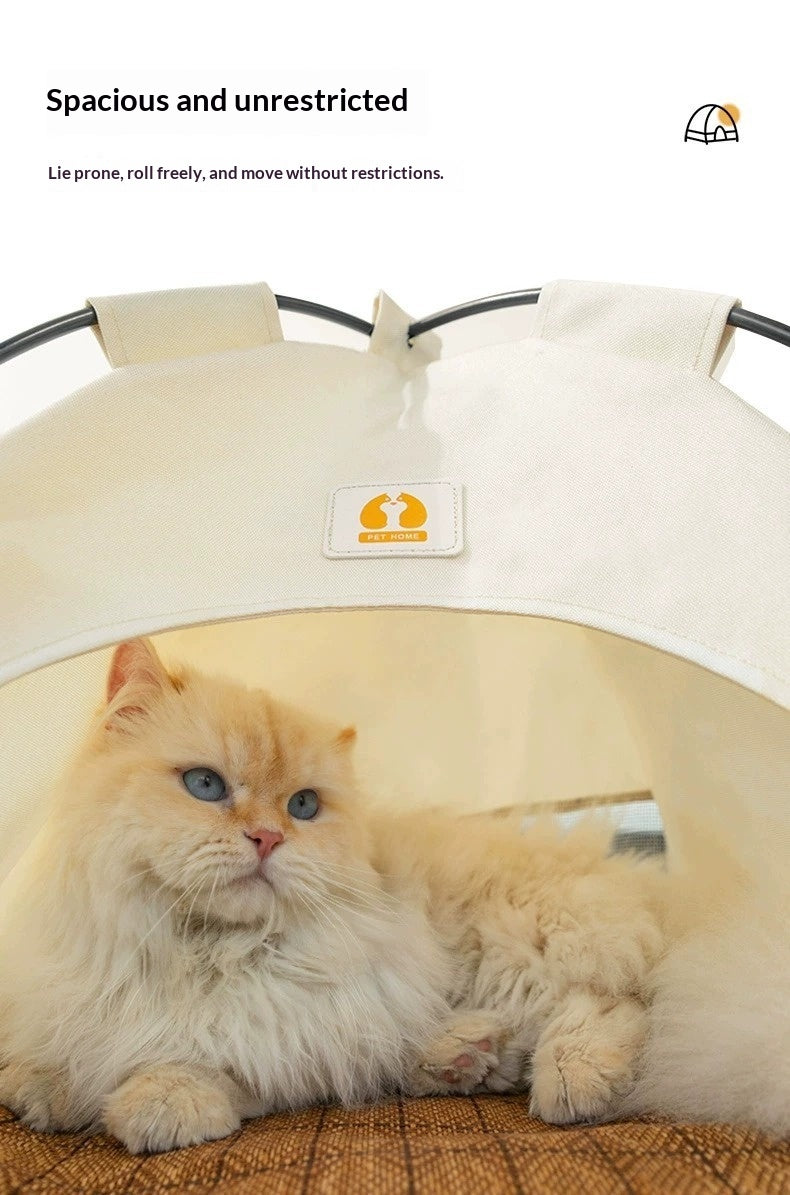 Foldable Outdoor Pet Tent Cat Bed.