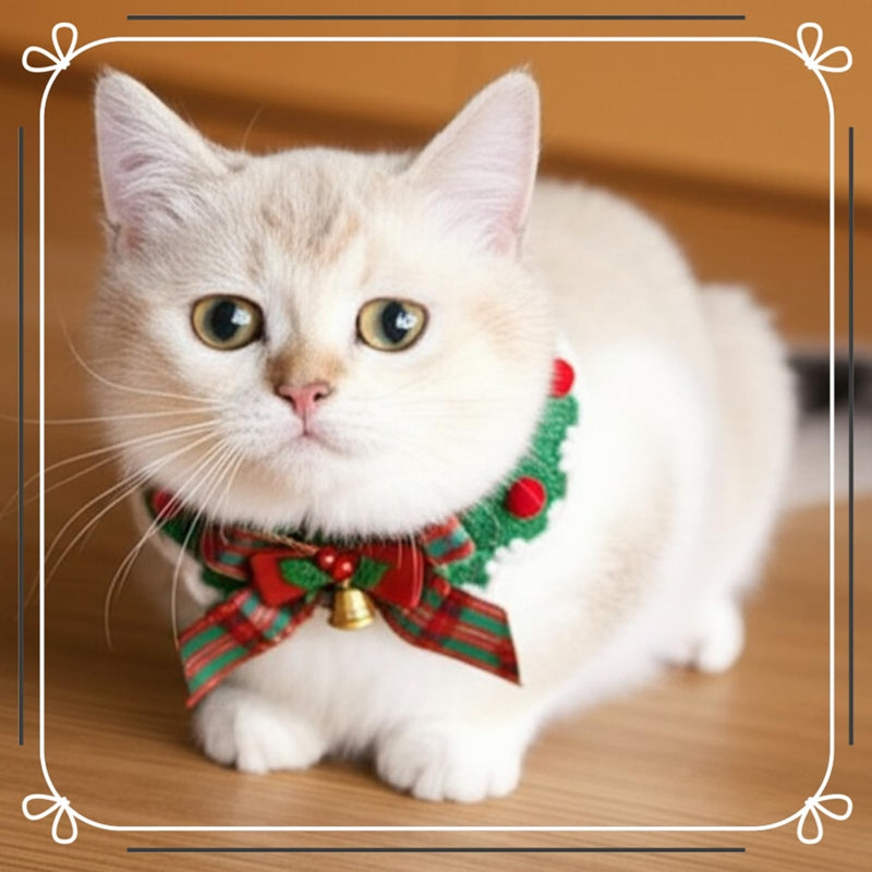 Adjustable Christmas Knit Pet Collar, Crochet Elk Pattern For Cats, Dogs & Pets, Comfortable,Stylish