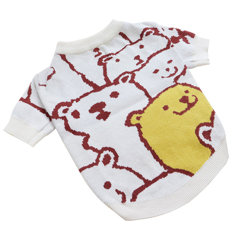 Autumn And Winter Pug Bulldog Sweater