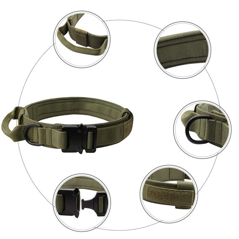 Large Tactical Dog Collar Set