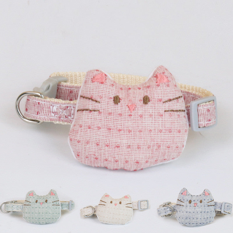 Cat Collar Multicolor Random Pet Tie