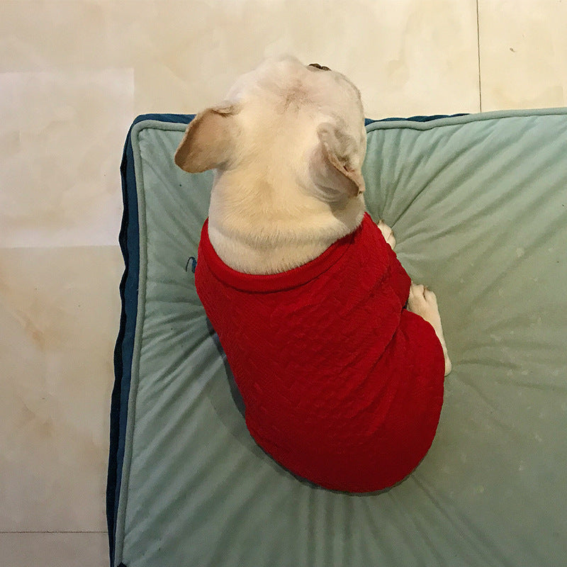 Thick Solid Color Sweater Pullover Sweater