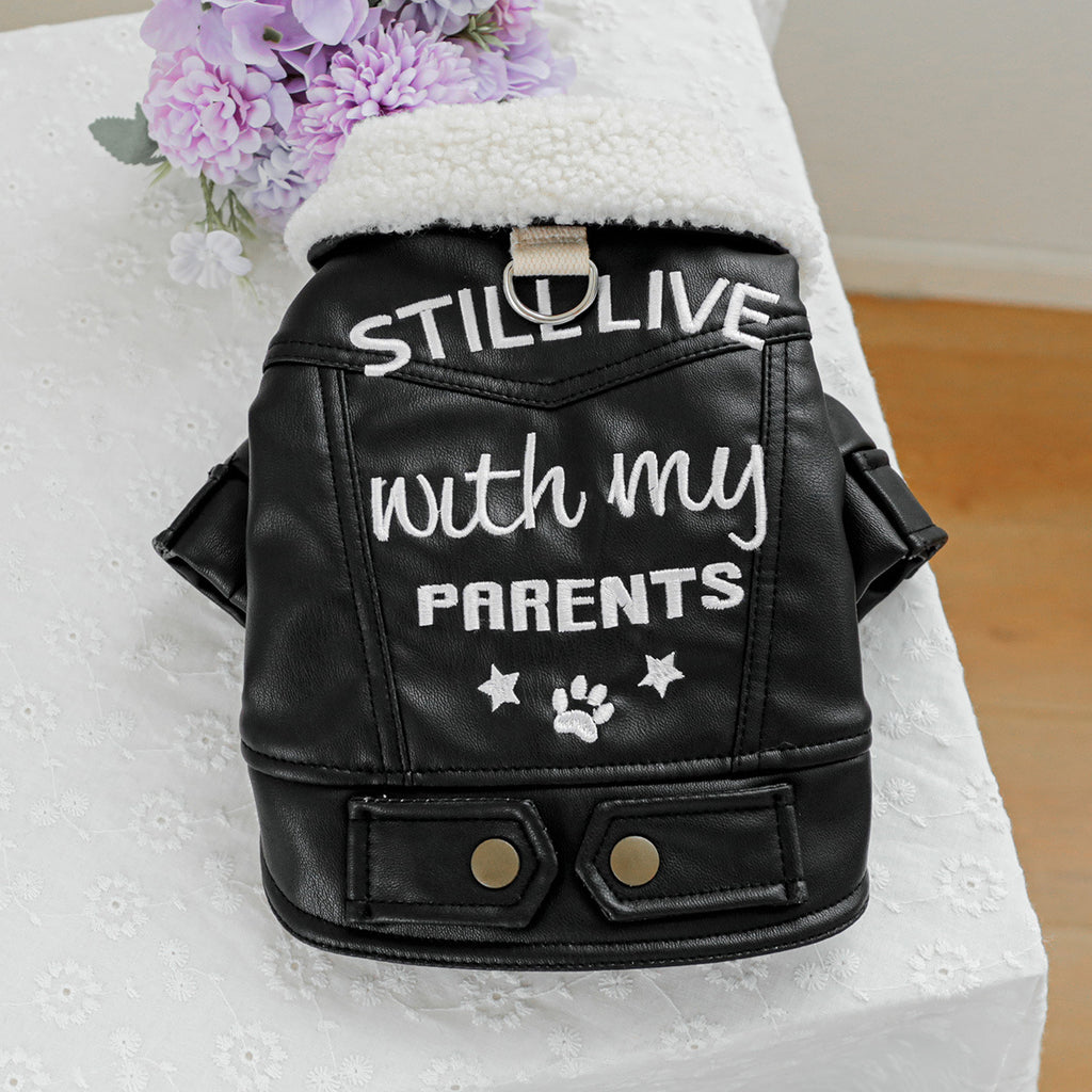 Pet Clothes Fleece Lined Padded Warm Keeping