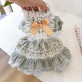 Court-style Cute Small Dog Lace Skirt