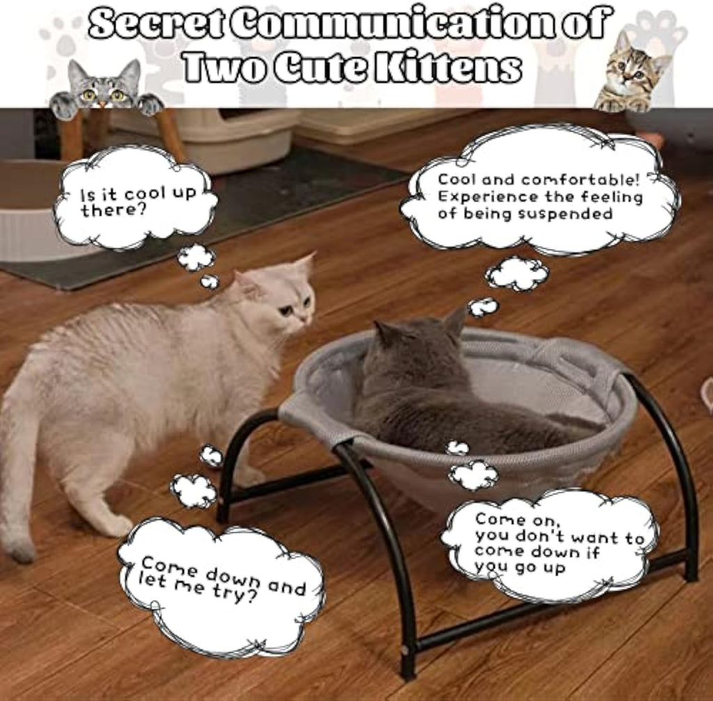 Breathable & Removable Cat Hammock Bed For Indoor Cats Washable & Comfortable Pet Hanging Nest For Cats