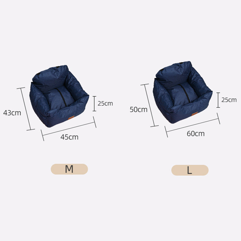 Simple-style Car Dog Bed Pet Car Seat