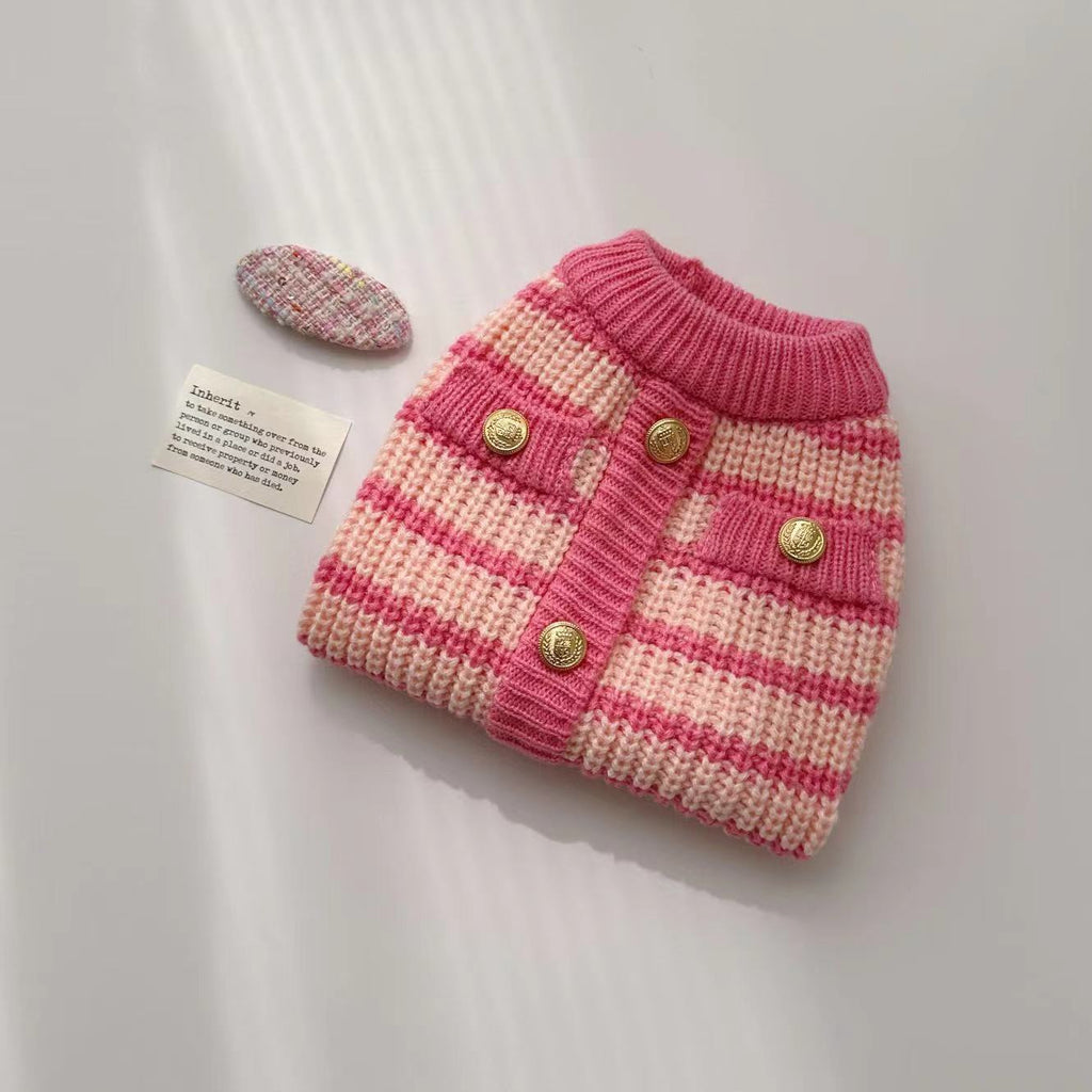 Striped Sweater Pet Clothes Classic Style