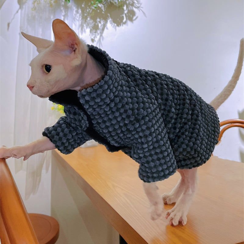 Hairless Cat Clothing Dirt-resistant Thin Fleece Jacket