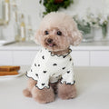 Embroidered Bear Waffle Home Vest Pet Clothes