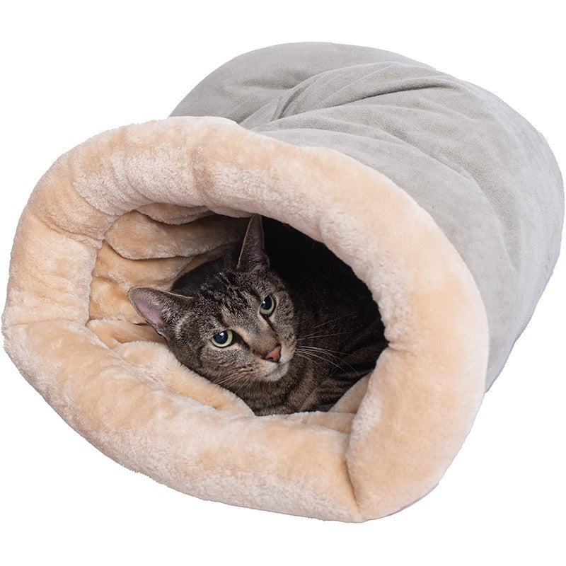 Cat Sleeping Bag Bed Warm Soft For Sphynx Cats Devon Rex Kittens