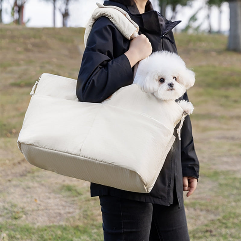 Dog Car Seat Pet Carrier With Adjustable Safety Leash For Small Dogs Puppies Cats,Portable Center Console Dog Car Seat