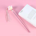 Cat Teaser Wand Toy - Colorful Ribbon Tassel with Jingle Bell Fairy Style Durable Chew Resistant Pet Play Stick